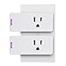 Smart Plug, Surge Protector, POWRUI Wifi Outlet Compatible with Alexa, Google Home & IFTTT, No Hub Required, Remote Control your home appliances from Anywhere, 15A,1080 Joules, ETL Certified (2 packs)