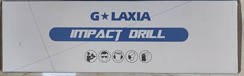 G LAXIA 550W Hammer Drill, Speed Variable 3000 RPM, 13mm Chuck, Electric Hammer and Drill 2-in-1,Package Contains 105 Accessories