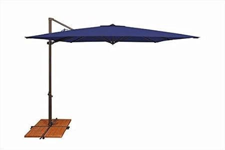 Amazon Com Simplyshade Skye Patio Umbrella In Sky Blue Garden Outdoor