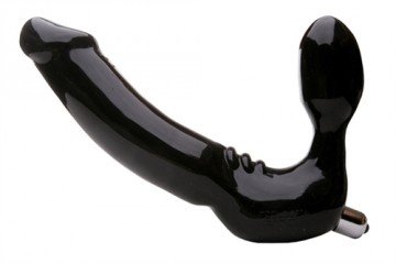 Feeldoe Stout Black Silicone Strapless Strap-On and Free 4oz Lubricant