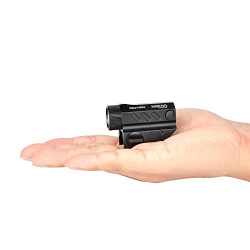 Garberiel G03 LED Handgun Flashlight 320 Lumens 1 Modes Waterproof LED Tactical Gun Flashlight Torch Light for Glock and MIL-STD-1913 Rail