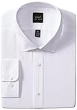 Oxford NY Men's Solid Spread Collar, White, 17" Neck 32"-33" Sleeve