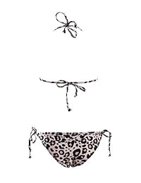 SeaBeauty traje de baño sexy para dama con corbata en la parte inferior acolchada en la parte superior y triángulo