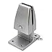 2 Pieces T Shape Office Desk Partition Support Bracket Shelf Clip Clamp Holder Screen Clip Holder (Sliver)