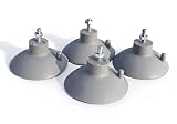New Star Foodservice 39665 Suction Cup Feet for Industrial Commercial French Fry Cutter, Set of 4