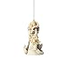 Foundations Woodland Angel Stone Resin Ornament, 4”