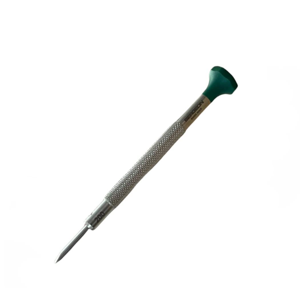 Bergeon 31081-200 Non-Magnetic Screwdriver with anodised Aluminium Body 2.00mm