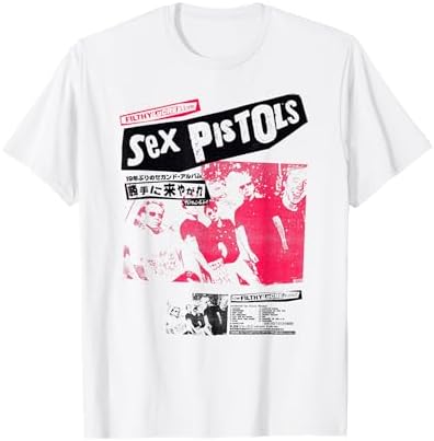 Amazon.com: The Sex Pistols T Shirt Never Mind The Band Logo