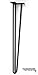 Homeland Hardware 28 Inch Hairpin Legs 1/2 Inch Tick - Satin Black - Leg Protectors, Screws, Set of 4 – Easy to Install - Metal Legs - Desk Legs - Furniture Legs - Mid Century Modern