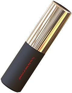AKEKIO A1 Lipstick-Sized Portable Charger , mini 2600mAh Ultra Compact External Battery, Power Bank for iPhone and Samsung (Light Glod)