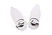 DAZCOS Women's Chibi Moon Cosplay Hair Clips Leaf Shape Costume Accessories (White)