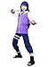DAZCOS US Size Anime Purple Halloween Women's Cosplay Costume (Large)