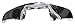 Rear Engine Tin, Without Hose, Without Heat Riser, CHROME, Compatible with Dune Buggy