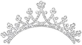 LY8 Wedding Bridal Crown Tiara Swarovski Crystal Hair Comb Rhinestone Jewelry for Prom Party