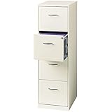 Amazon Com Hirsh Industries 22 Deep Vertical File Cabinet 4 Drawer Letter Size Putty 17891 Vertical File Cabinets Office Products