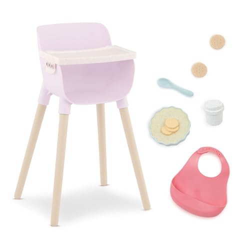 LullaBaby – Doll High Chair & Feeding Set