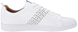 Lacoste Men's Carnaby Legacy Sneaker, White/Black