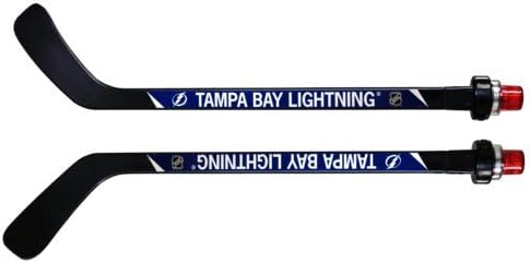 NHL Tampa Bay Lightning Goal Light Stick (Righty), Medium, Black