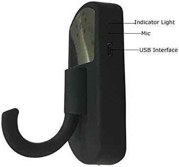 Wifi Spy Hidden Camera Clothes Hook Mini Spy Nanny Cam For Portable Wireless Security &amp; Surveillance Camera With Motion Activated APP Remote Video View