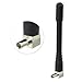 Eightwood 2pcs Mini Rubber TS9 Antenna,4G LTE Antenna for USB Modem MiFi Mobile WiFi Hotspot