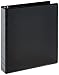 Amazon Basics 3-Ring Binder, 1.5 Inch - 4-Pack (Black)