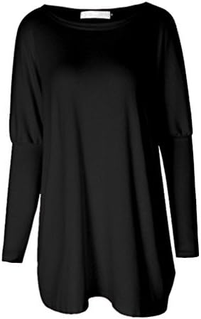 Snowsuing Sweater Tops Women Long Sleeve Plus Size Pullovers Elegant Loose Sweater Black L