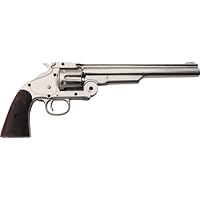 Denix 1869 Schofield Style Revolver, Nickel Finish - Non-Firing Replica