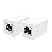 UGREEN RJ45 Coupler 2 Pack in Line Coupler Cat7 Cat6 Cat5e Ethernet Cable Extender Adapter Female to Female White