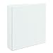 Avery Heavy-Duty View 3 Ring Binder, 2 Inch One Touch Slant Rings, 530-Sheet Capacity, DuraHinge, 2.8 Inch Wide Spine, Customizable Clear Cover and Spine, 1 White Binder (79792)