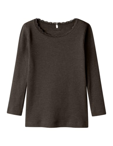 NAME IT Nmfkab Ls Top Noos T-Shirt à Manches Longues pour Fille, Delicioso, 98