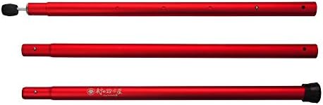 エリッゼ Ellisse アルミ レッド タープポール 太さ32mm 長さ185 215cm a W新作送料無料
