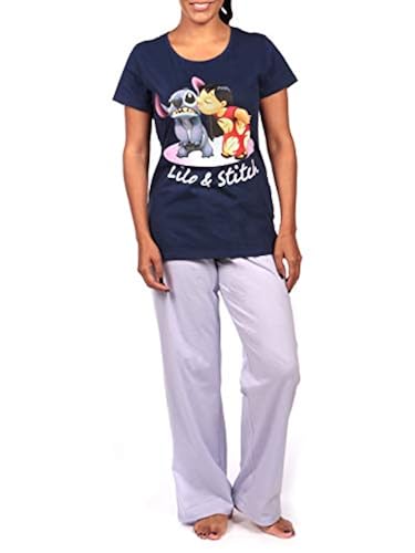 Disney Womens Lilo Stitch Pajamas Size X-Large Purple in Kenya
