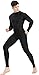 speerise Mens Spandex Bodysuit Long Sleeve Unitard Zipper Dance Leotard Bodysuit for Men Costume
