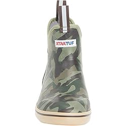 Xtratuf Men's Ankle Deck Boat Fishing Boots, Camo, 9