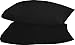 Utopia Bedding Queen Pillow Cases - 2 Pack - Envelope Closure - Soft Brushed Microfiber Fabric - Shrinkage and Fade Resistant Pillow Covers 20 X 30 Inches (Queen, Black)