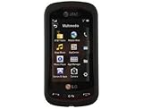 Generic Rubberized Protective Case Cover for LG Xpression C395 - Retail Packaging - Black