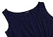 Zattcas Womens Summer Contrast Sleeveless Tank Top Floral Print Maxi Dress Navy Multi Large