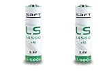 2 SAFT ER14505 Saft LS14500 AA 3.6V 2400MAH IPASS I-PASS Lithium Batteries