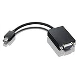 Lenovo Mini DisplayPort To VGA Adapter (0a36536 retail packaged , 03X6402 , 0A36579) 7.8 Inch Cable For X1 Carbon, X230, X240, X250, X260, W550s, T450, T460