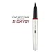 Zebra Pen PM-701 Permanent Marker, Stainless Steel Barrel, Fine Bullet Tip, Red Ink, Refillable, 1-Pack