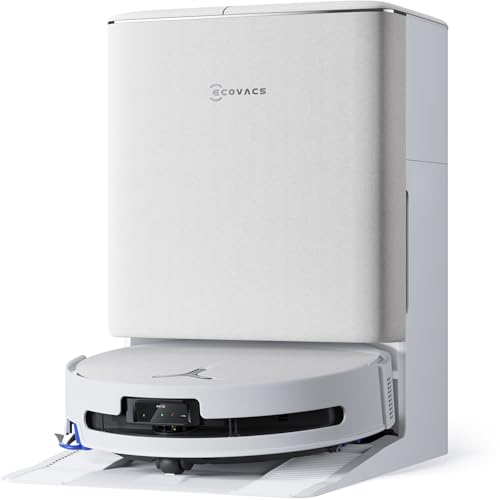 ECOVACS DEEBOT T90 Omni Saugroboter mit Wischfunktion, Roboterstaubsauger 30.000 Pa, OZMO-Roller 3.0, Triple Lift, TruePass 4WD, AIVI 3D 4.0, Haustier