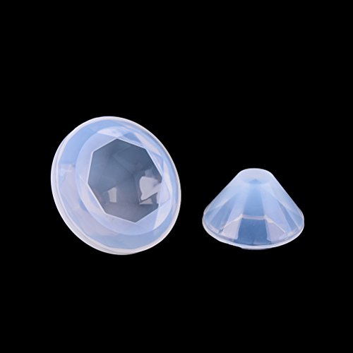 Buytra Diamond Silicone Resin Casting Molds for Epoxy Resin, Jewelry Making Earring Pendant DIY Crafts, 2 Pack