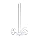 Trenton Gifts Paper Towel Holder With Scrolled Heart Design - White