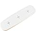 QI Wireless Charging Triple Pad YKing for iPhone 8-8 Plus- X- for Samsung Galaxy Note 8 S8 S8plus S7 S7 Edge 5 S6 Edge Plus- QI Wireless Charger - QI Wireless Charging Station (White)