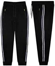sporty trousers with side stripe