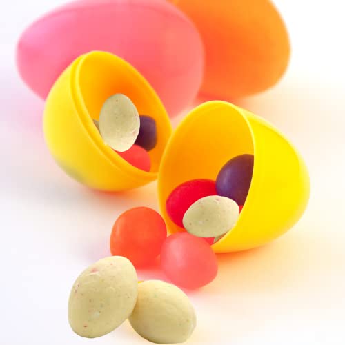 White Chocolate Eggs Filled with Fruity Pebbles Cereal Bites