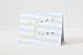 Luxye Box of 36 Thank You Cards with Envelopes, Folding Thank You Card Notes, Original Polka Dot Striped Designs, Bulk 4x6 Blank Inside, For Small Business, Baby Shower, Birthdays and more!