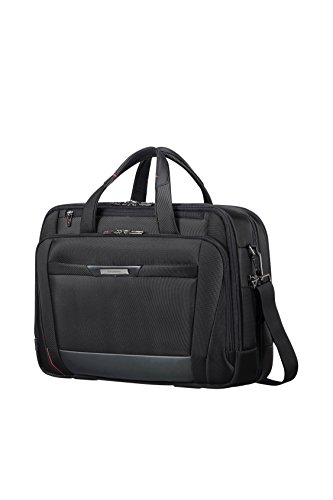 Samsonite Pro-DLX 5-17.3 Zoll Erweiterbar Laptoptasche, 46 cm, 24.5/31 L, Schwarz (Black)