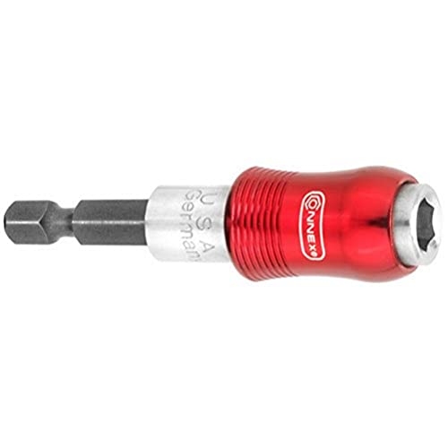 Connex COXT973211 Universal Magnet Holder with Quick-Change Chuck, Silver/Grey/Red, 1/4-Inch