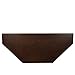 Leick Home SINCE 1916 Riley Holliday Corner TV Stand with Storage, 46-Inch, Chocolate